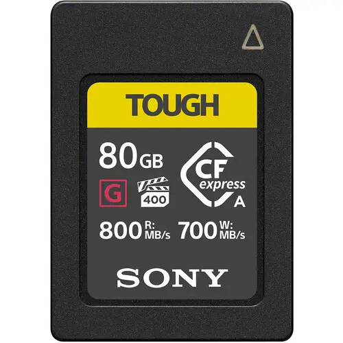 [4548736089099] Sony TOUGH 80GB R800/W700 CFexpress Type A TOUGH Memory Card CEAG80T