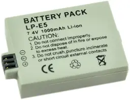 Vipesse LP-E5 Rechargeable Battery Pack for Canon