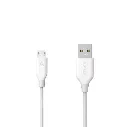 Anker PowerLine Micro USB Cable White (3FT 0.9m) A8132H21