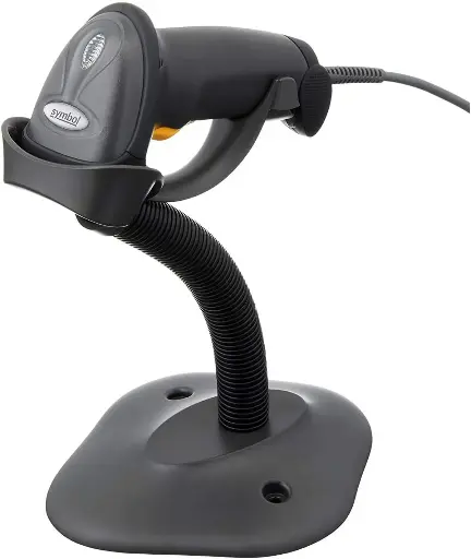 [1PLS2208-SR20007R-UR] Zebra Symbol LS2208 Barcode Scanner With Cable and Stand 1PLS2208-SR20007R-UR  