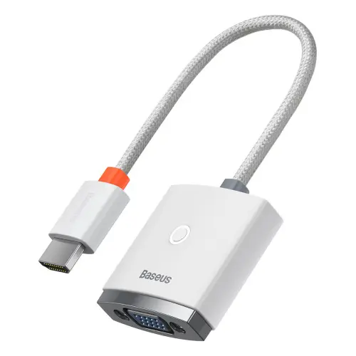 [6932172606176] Baseus HDMI to VGA with 3.5 Audio Output and Micro USB Input WKQX010102