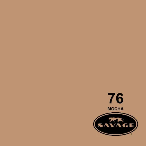 [731409576123] Savage Widetone Seamless Bacdrop Paper Background Approx 2.75x11Mtr 107x12YDS (Mocha) 76-12