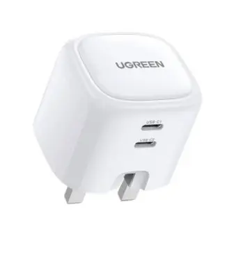[6941876213320] Ugreen Nexode 45w Dual USB-C PD GaN Fast Charger CD294 15332