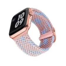 [8886461238150] Viva Madrid Crisben Watch Strap Apple Watch 42/44mm Pink/Blue VIVA-CRISBEN-PKBU44 