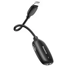 Baseus 3 in 1 iP Male to Dual iP and 3.5mm Female Adapter L51 CALL51-01