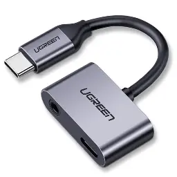 Ugreen 2 Ports USB-C to 3.5mm Audio Adapter 50596