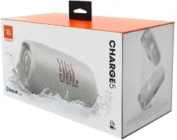 JBL Charge 5 Portable Bluetooh Speaker (White)