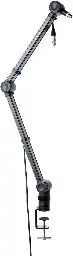 Bespeco MSRA20 Aluminium Broadcast Mic Arm with Desk Mount Clamp