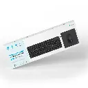 Pawa 3in1 Wireless Mouse & Keyboard with Mouse Pad PW-KMP24BTW-BK