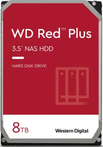 [WD80EFPX-68C4ZN0] Western Digital WD Red Plus 8TB 5640RPM Sata 6 Gb/s 256MB Cache 3.5-Inch NAS Internal HDD WD80EFPX-68C4ZN0