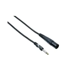 Bespeco XLRM to JK Audio Cable Black 4.5m HDJM450
