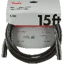 Fender Professional Series Microphone XLR Cable 15Ft 4.5Mtr Black 099-0820-018