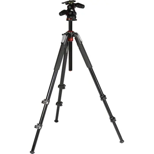 [MK055XPRO3-3W] Manfrotto MK055XPRO3-3W Aluminum Tripod with 3-Way Pan/Tilt Head
