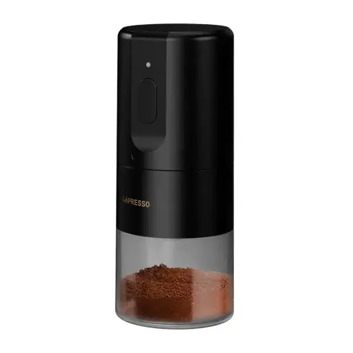 [7834953559628] LePresso LP032 Conical Burr Grinder Black LPCFFM0032