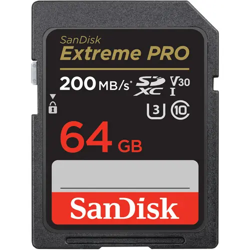 [619659188719] SanDisk Extreme Pro 200Mbps 64GB SDXC UHS-I Card SDSDXXU-064G-GN4IN V30