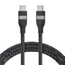 Anker 6ft 1.8Mtr 240w USB-C to USB-C Upcycled Braided Cable Black A82E2H12