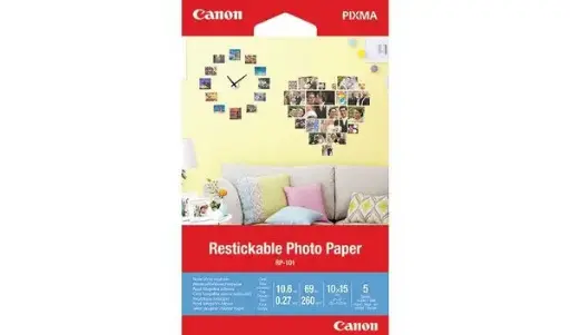 [4549292137606] Canon RP-101 4x6 Restickable Photo Paper 260gsm 5-Sheets 3635C002