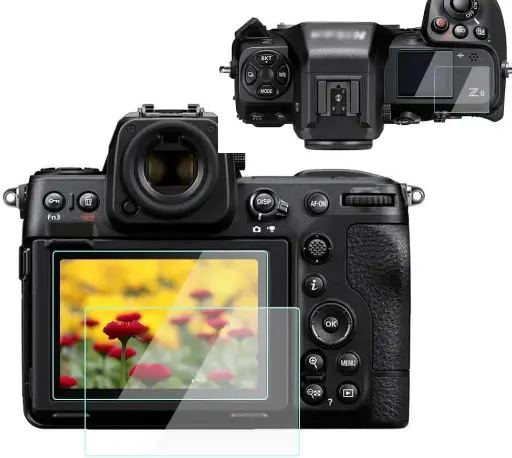 [X001IZLWY7] Nikon Z9/Z8 Screen Protector 2 TOP & 2 LCD Screen 4-Pack