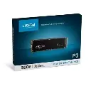 Crucial P3 500GB NVMe M.2 PCIe 3.0 Solid State Drive CT500P3SSD8