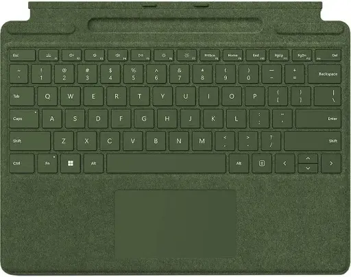 [196388083077] Microsoft Surface Pro Signature Keyboard for Pro 8, 9 and X English/Arabic Forest Green 8XA-00134
