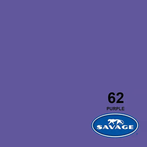 [62-12] Savage Widetone Seamless Bacdrop Paper Background Approx 2.75x11Mtr 107x12YDS (Purple)  