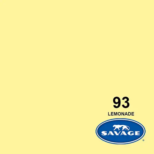 [93-12] Savage Widetone Seamless Bacdrop Paper Background Approx 2.75x11Mtr 107x12YDS (Lemonade)