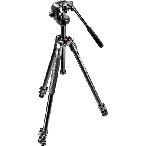 [MVK608TWINF] Manfrotto 608 Nitrotech Fluid Head with 645 FAST Twin Carbon Fiber Tripod System and Bag MVK608TWINF