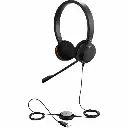 Jabra EVOLVE 20 MS Stereo Wired Headset Black