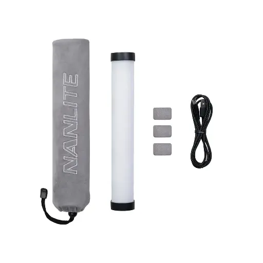 [6949987426929] NanLite PavoTube II 6XR 10-Inch 6W RGBWW LED Tube Light with Built-In CRMX