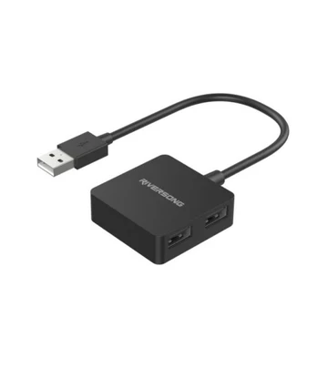 [NEXUSU4-HB15] Riversong Nexus U4 4-Port USB Hub Black NEXUSU4-HB15