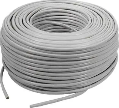 [6972018079825] Genuine CAT6 UTP 23AWG Network Cable 100 Mtr Gray C-C6U23AGRY-100