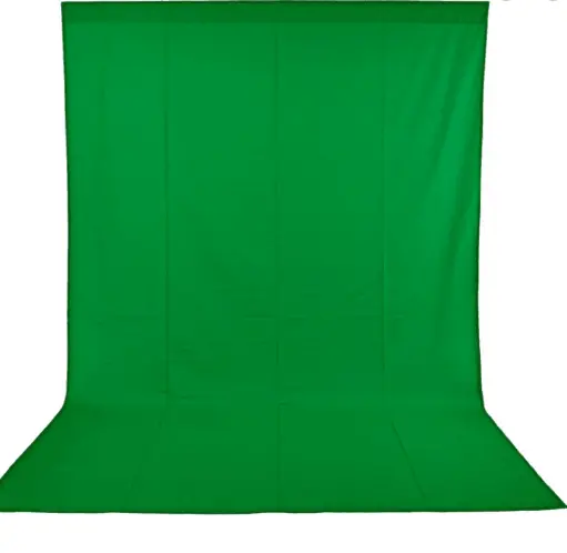 [789555111897] Provision Muslin BacDrop 3x6 Meter Background Cloth (Green)