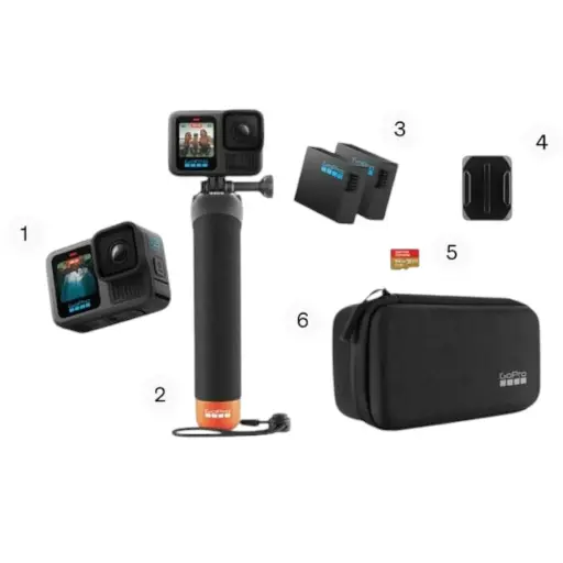 [810116381630] GoPro HERO 13 Black Action Camera + Accessories Bundle CHDRB-131-RW
