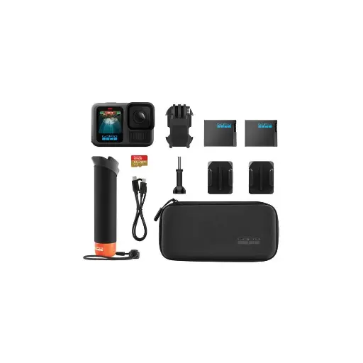 [810116381630] GoPro HERO 13 Black Action Camera + Accessories Bundle CHDRB-131-RW