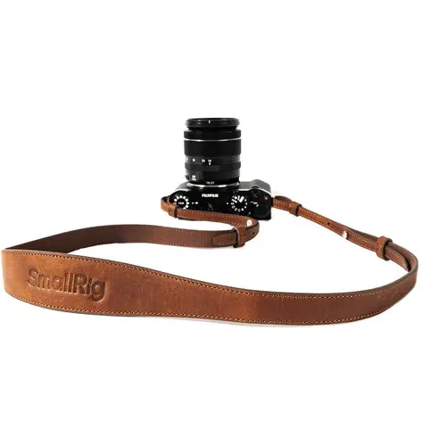 [6941590021768] SmallRig Universal Leather Camera Shoulder Strap Brown 5209