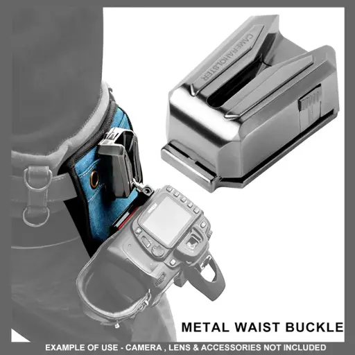 [UK-A8S] LYNCA UK-A8S Transformers Metal Waist Buckle with 1/4" Quick Release Plate