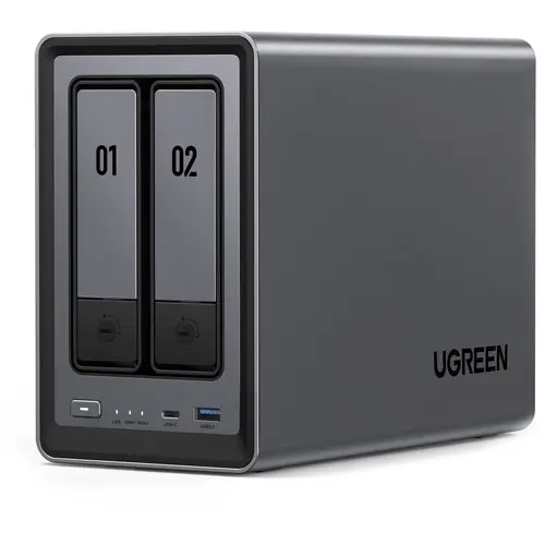 [6941876222278] UGreen NASync DXP2800 2-Bay Nas Storage With Intel N100 Quad Core CPU, 8GB DDR5 RAM 25242