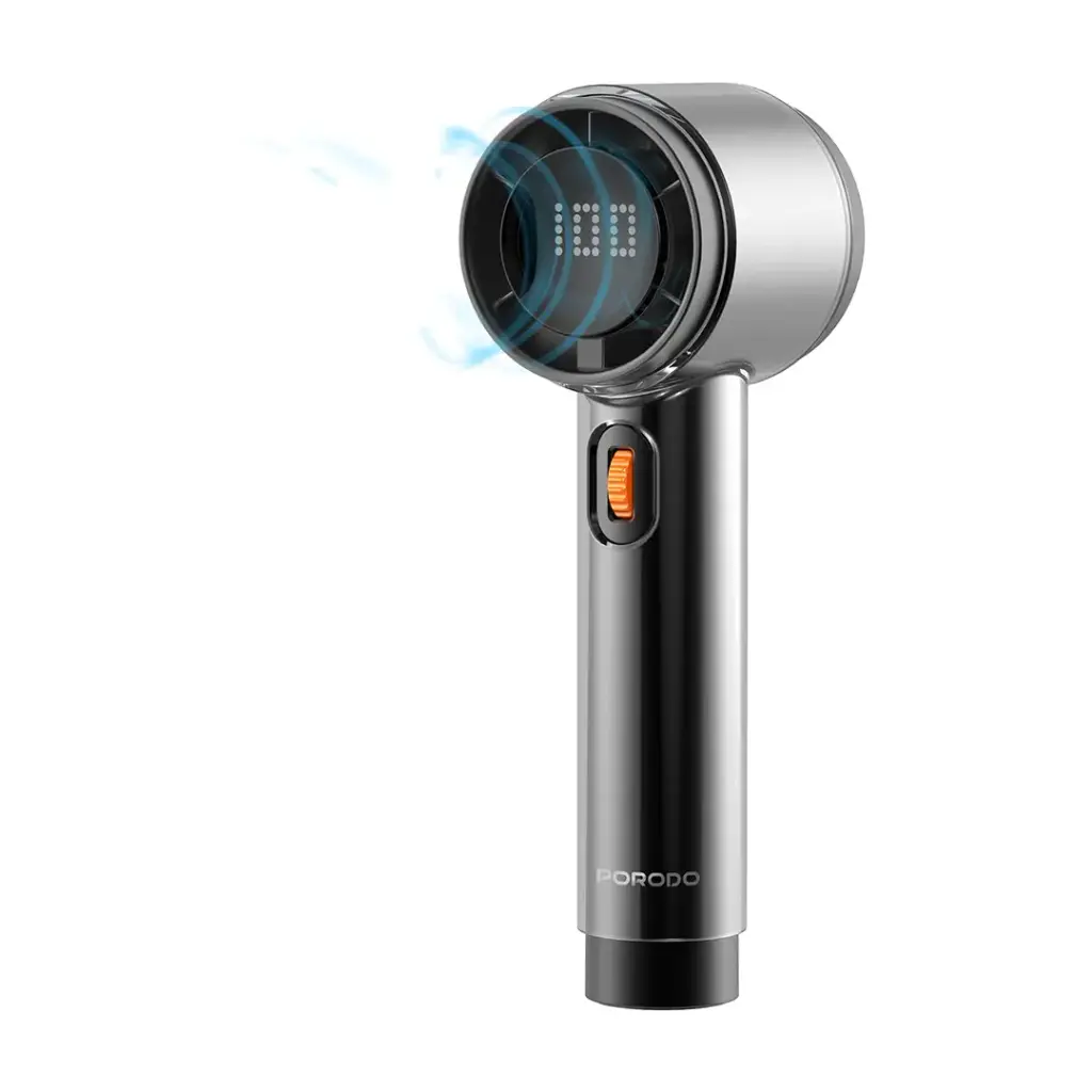 Porodo Lifestyle Air Booster Turbo Fan Black PD-LFST152-BK