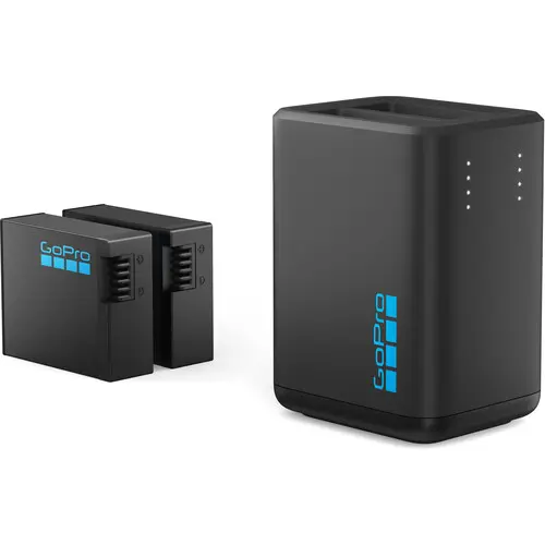 [810116380770] GoPro Dual-Battery Charger with Two Enduro Batteries for HERO 13 Black AEDBD-201