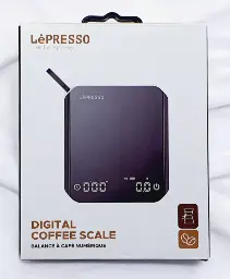 Lepresso Digital Coffee Scale LPMDCSTBK
