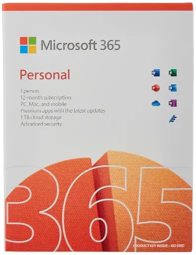 [196388213092] Microsoft Office 365 Personal 1 User 12 Months Subscription Middle East QQ2-01899