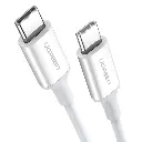 UGREEN 1Mtr 60w USB-C PD Fast Charging Cable White 60518