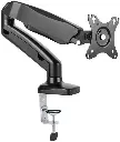 Skill Tech Single Monitor Pole-Mounted Gas Spring Monitor Arm Fits Most 17"-32" Monitor SH130 C012