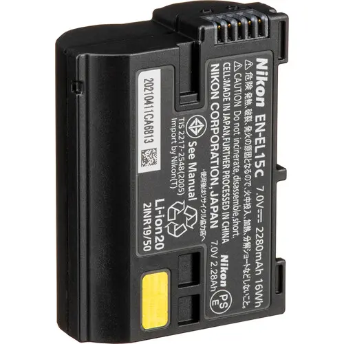 [4960759904393] Nikon EN-EL15c Rechargeable Lithium-Ion Battery Pack (7.V, 2280mAh)