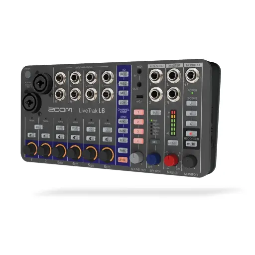 [4515260030163] Zoom LiveTrak L6 10-Track Compact and Portable Digital Mixer/Recorder L6/230EU