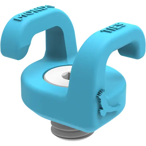 [5068650988524] Kondor Blue 3/8"-16 Mondo Ties Cable Management Clips (Blue, 4-Pack) KB_MTXL_4