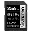 Lexar® Professional SILVER PRO SDXC™ 256GB UHS-II Card,up to 280MB/s read, 160MB/s write, C10 U3 V60 LSDSIPR256G-BNNNG