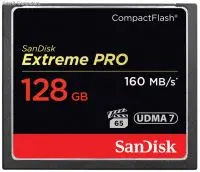SanDisk Extreme 128GB 160Mbps Compact Flash Card SDCFXPS-128G-X46