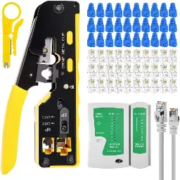 WEETOTUNG WTT-RJ-CRP Network Cable All-in-One Crimper Cutter Stripper