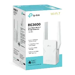 TP-Link RE225BE BE3600 Dual Band Wi-Fi 7 Range Extender 0153501469